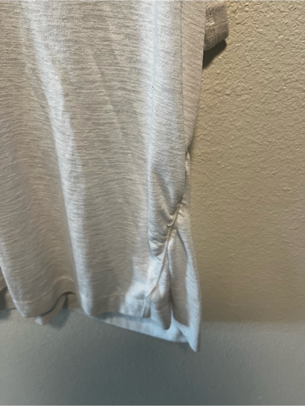Athleta White Rouched Tank Top - Picture 3 of 4